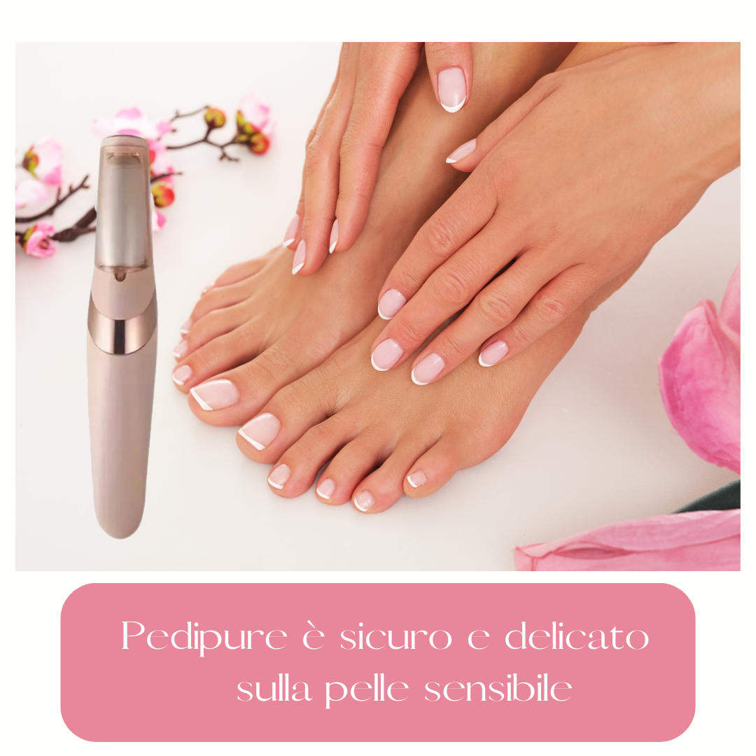 PEDIPURE - Kit Esfoliante Elettrico per pedicure