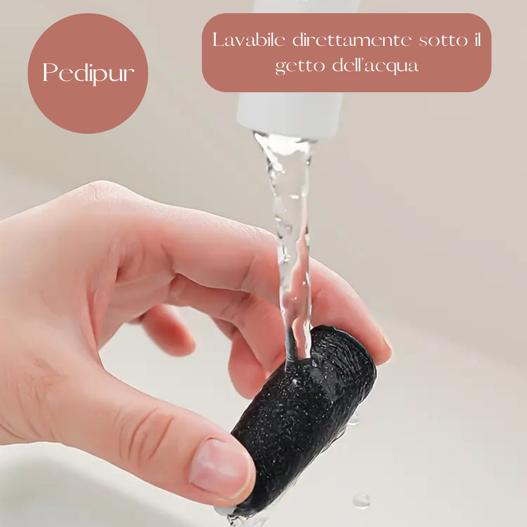 PEDIPURE - Kit Esfoliante Elettrico per pedicure