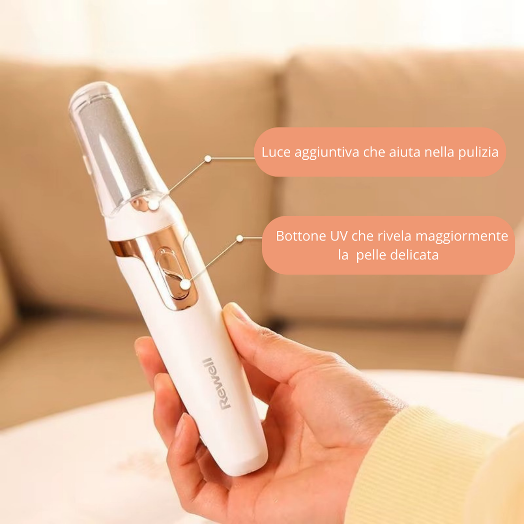 PEDIPURE - Kit Esfoliante Elettrico per pedicure