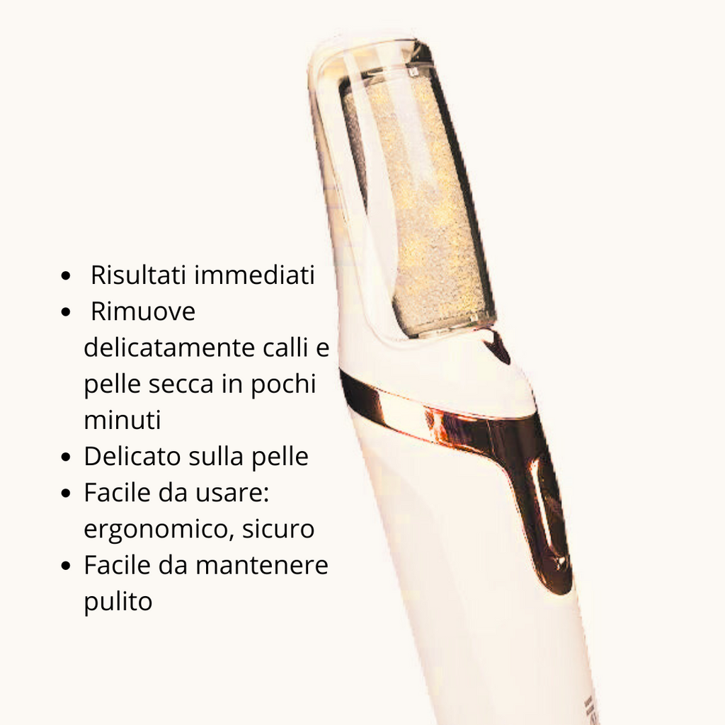 PEDIPURE - Kit Esfoliante Elettrico per pedicure